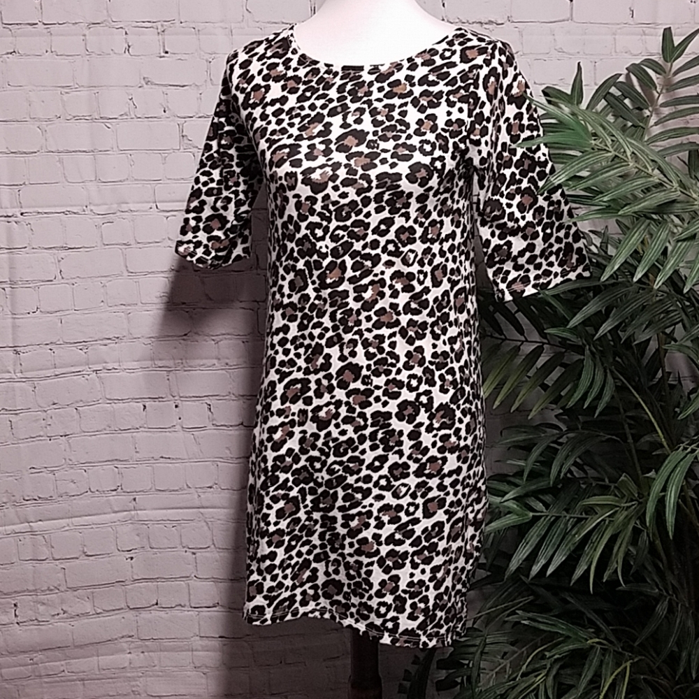 EUC!! Faded Glory Cheetah Print Dress